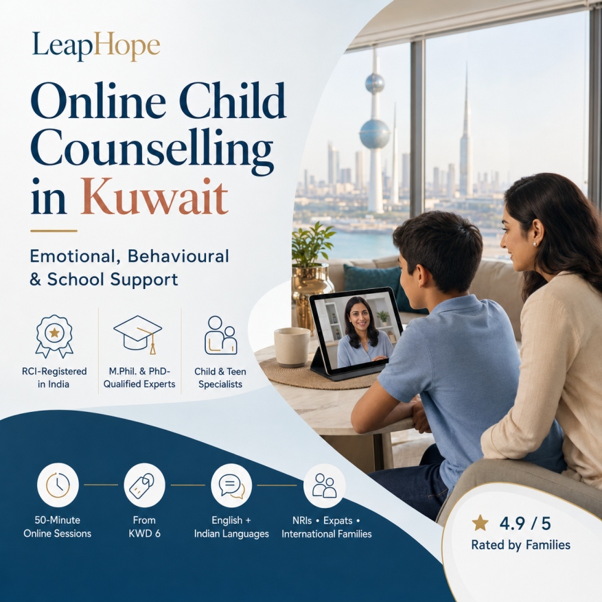 Culturally aware online child counselling for NRI, expat and international families in Kuwait