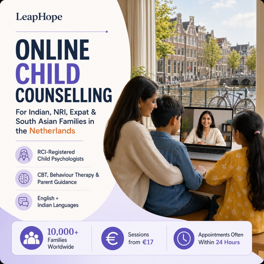 Culturally aware online child counselling for Indian and expat families in the Netherlands