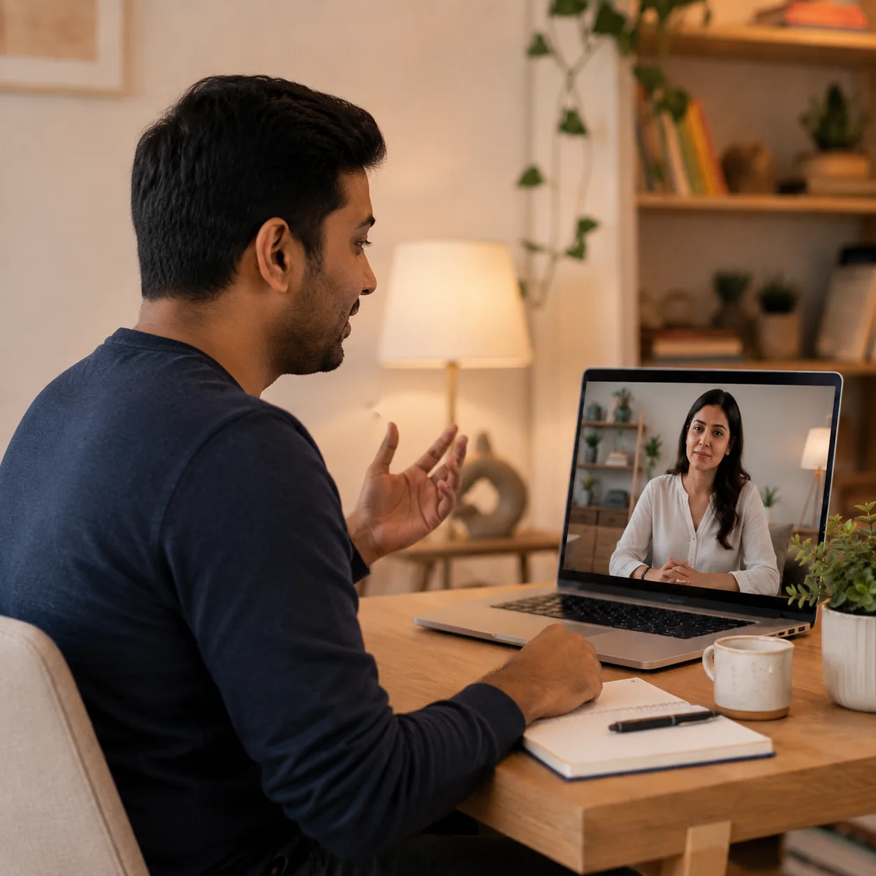 Indian psychologist providing online behavioural therapy for loneliness