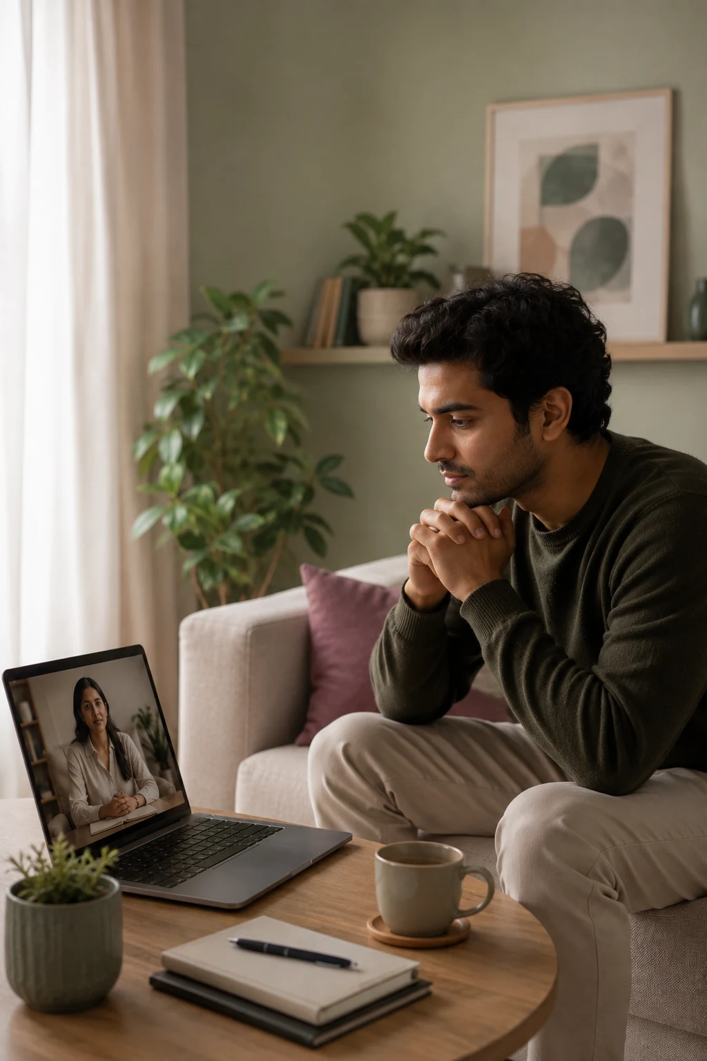 Online therapy for relationship anxiety and attachment issues with a psychologist