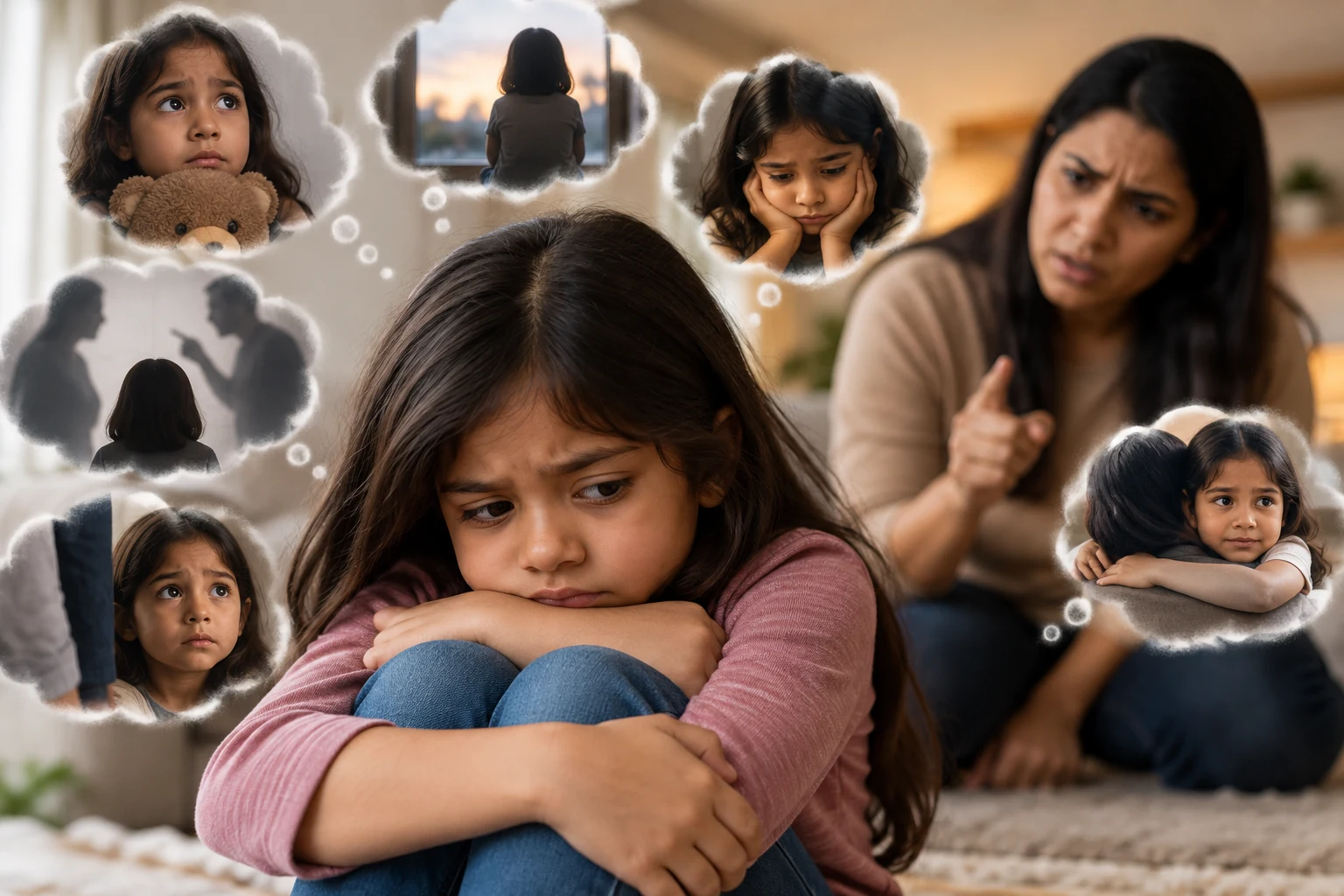 Why Does Your Child Take Correction So Personally? 3 Child feeling upset after being corrected by a parent