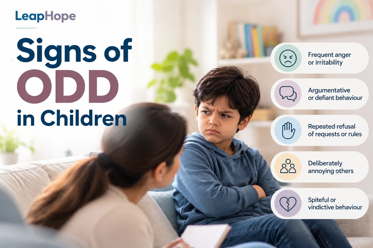 Does My Child Have ODD? Signs of Oppositional Defiant Disorder in Children 3 Signs of ODD in children including anger, defiance and repeated refusal